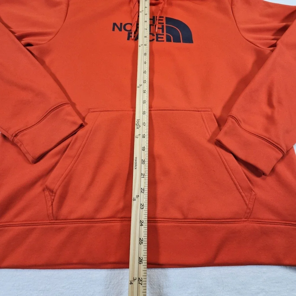 The North Face Sweatshirt Mens Small Orange Pullover Hoodie